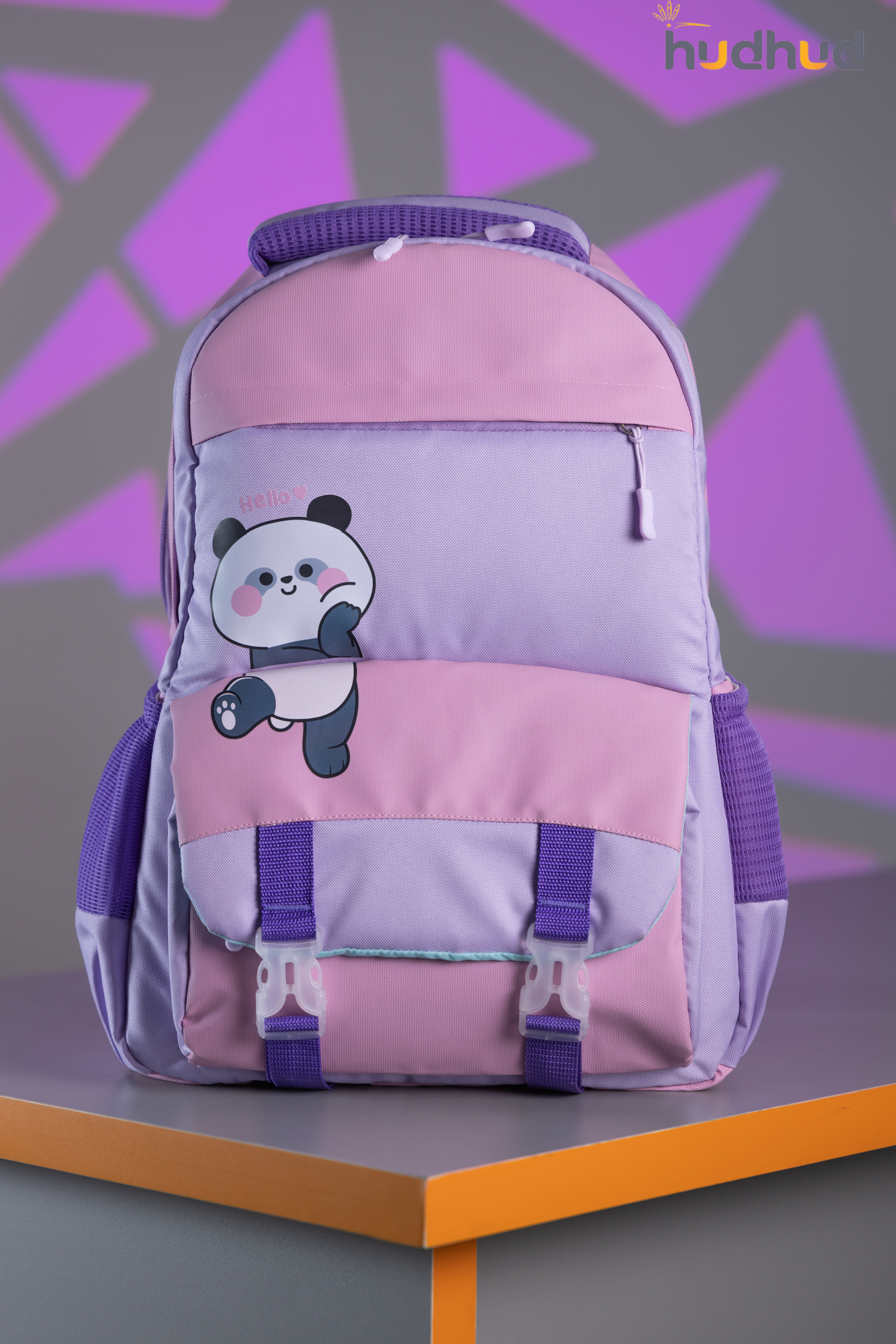 Girls School Backpack 16 Inch – Cute Purple Book Bag For Kids, Elementary Student Backpack With Multiple Pockets - View #5